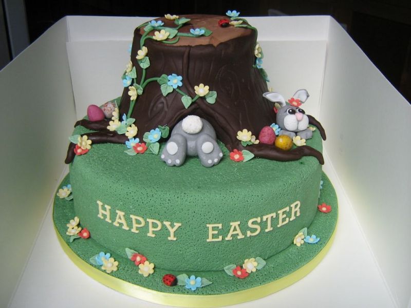 Easter Fondant Cakes